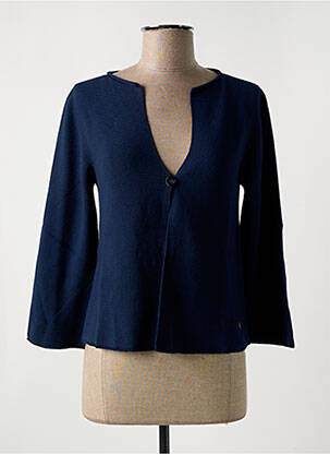 Vestă cu mâneci lungi albastru LE BOUDOIR D'EDOUARD femeie