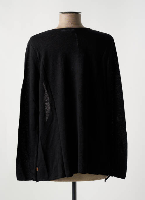 Vestă cu mâneci lungi negru LE BOUDOIR D'EDOUARD femeie