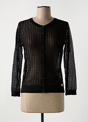 Vestă cu mâneci lungi negru LE BOUDOIR D'EDOUARD femeie