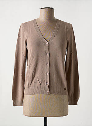 Vestă cu mâneci lungi maro LE BOUDOIR D'EDOUARD femeie