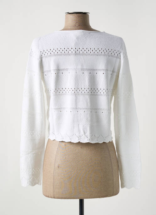 Vestă cu mâneci lungi alb LE BOUDOIR D'EDOUARD femeie