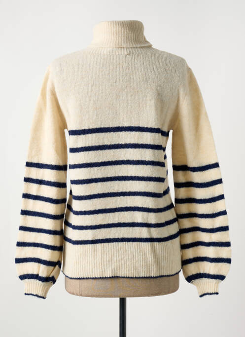 Pulover cu guler înalt bej LE BOUDOIR D'EDOUARD femeie