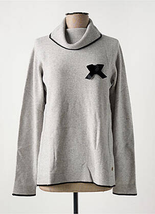 Pulover cu guler înalt gri LE BOUDOIR D'EDOUARD femeie