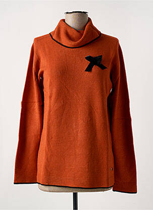 Pulover cu guler înalt portocaliu LE BOUDOIR D'EDOUARD femeie