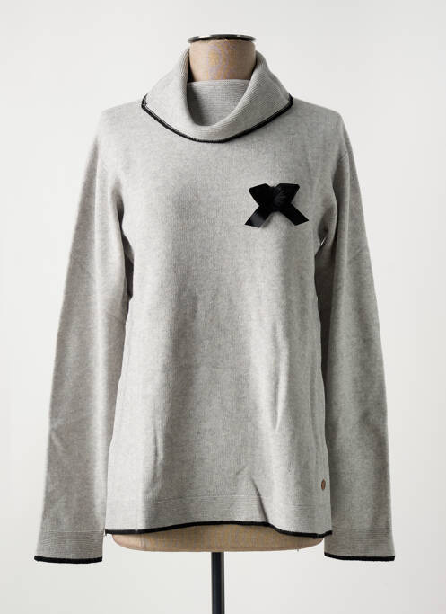 Pulover cu guler înalt gri LE BOUDOIR D'EDOUARD femeie
