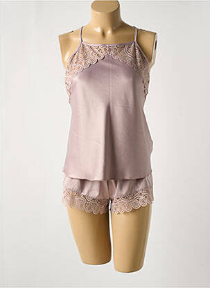 Pijamale scurte violet LINGADORE femeie