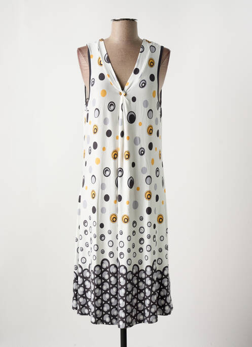 Rochie midi alb PASTUNETTE femeie