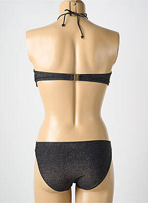 Costum de baie din două piese elasticitate top bentiță negru ROSA FAIA femeie