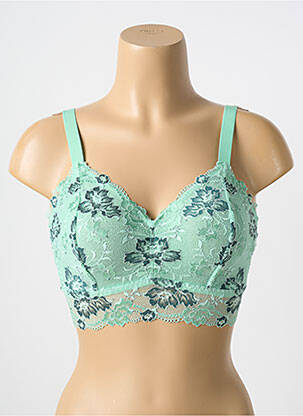 Sutien fără armatură bralete verde COSABELLA femeie