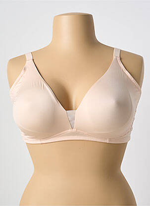 Sutien efect material satinat bralete culoare piersică COSABELLA femeie
