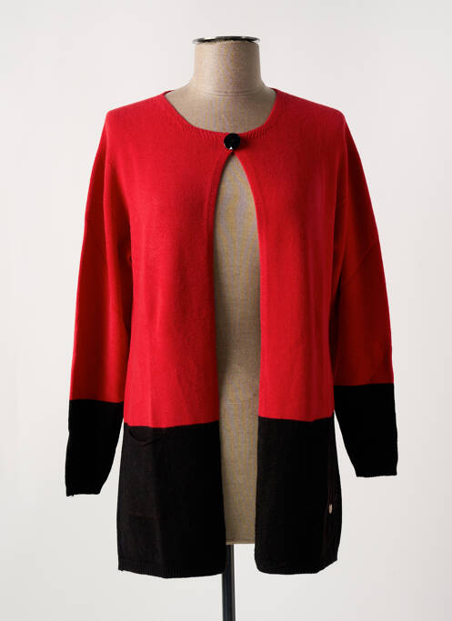 Vestă cu mâneci lungi roșu LE BOUDOIR D'EDOUARD femeie