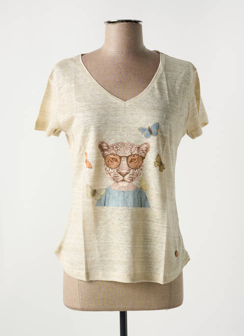 Tricou bej LE BOUDOIR D'EDOUARD femeie