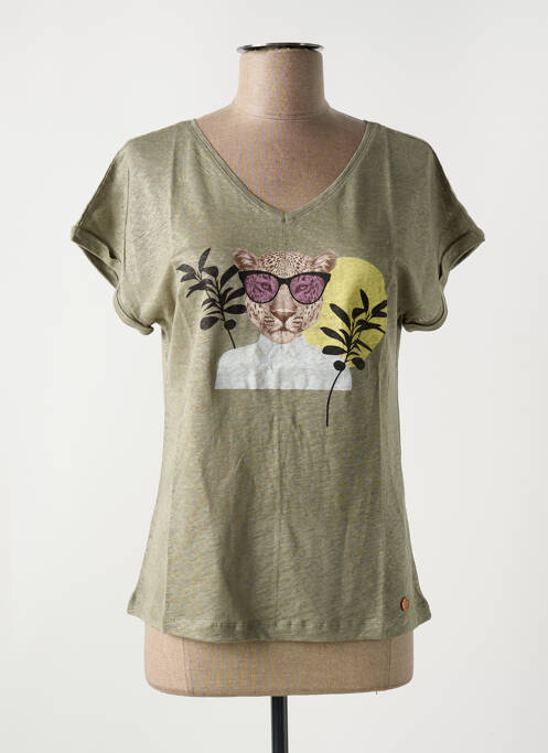 Tricou verde LE BOUDOIR D'EDOUARD femeie