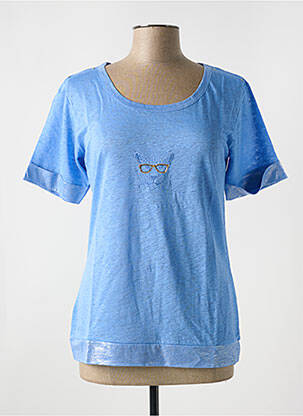 Tricou albastru LE BOUDOIR D'EDOUARD femeie