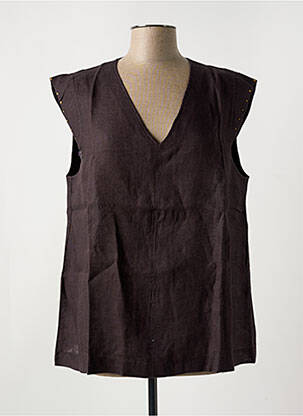 Bluză maro LE BOUDOIR D'EDOUARD femeie