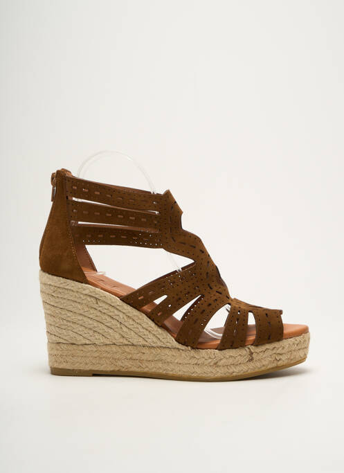 Sandale/Pantofi decupați maro KANNA femeie