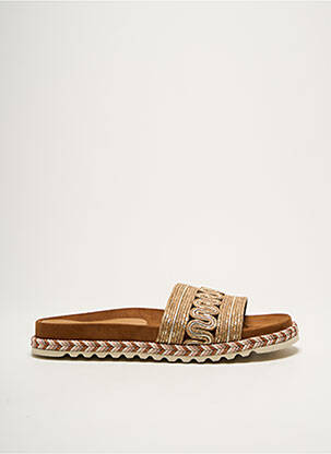 Mulete/Saboți bej KANNA femeie