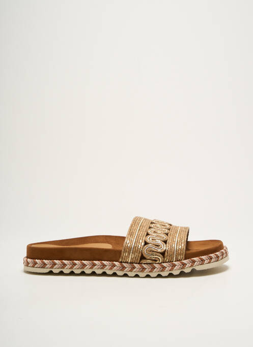 Mulete/Saboți bej KANNA femeie