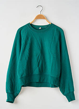 Hanorac mâneci lungi mâneci lungi verde UNIQLO femeie