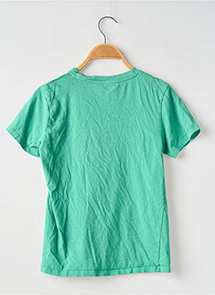 Tricou croială dreaptă mâneci scurte verde LA REDOUTE băiat