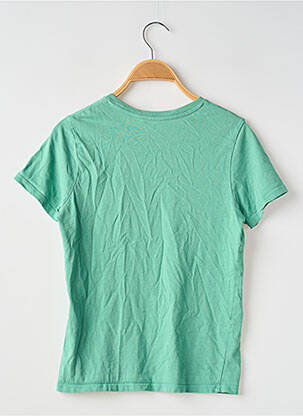 Tricou croială dreaptă mâneci scurte verde LA REDOUTE băiat