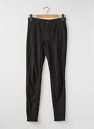 Pantalon slim buzunare negru SANS MARQUE femeie
