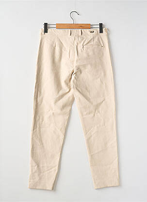 Pantalon drept talie elastică bej EAST DRIVE femeie