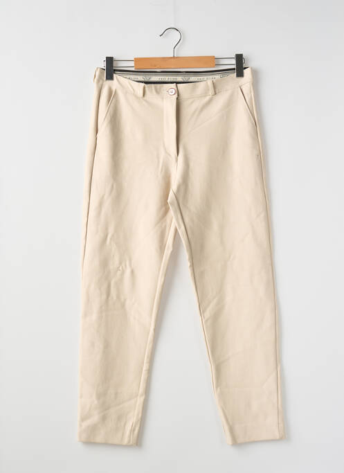 Pantalon drept bej EAST DRIVE femeie