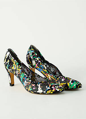 Pantofi cu toc negru AZUREE femeie