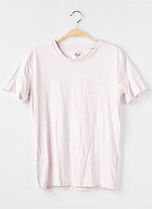 Tricou imprimeu fantezie mâneci scurte roz MEUF femeie