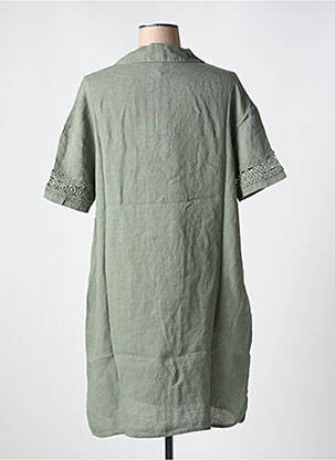 Rochie scurtă mâneci scurte mâneci scurte verde LE BOUDOIR D'EDOUARD femeie
