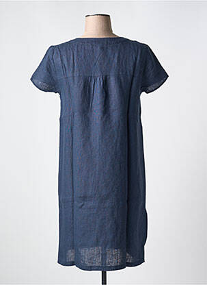Rochie scurtă mâneci scurte mâneci scurte albastru LE BOUDOIR D'EDOUARD femeie