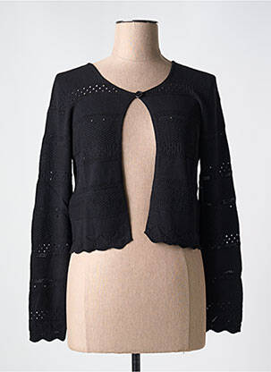 Vestă cu mâneci lungi negru LE BOUDOIR D'EDOUARD femeie