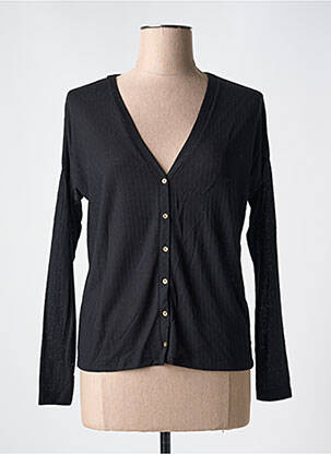 Vestă cu mâneci lungi negru LE BOUDOIR D'EDOUARD femeie