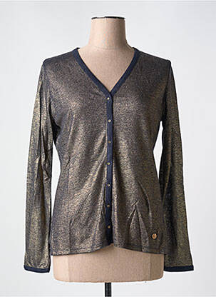 Vestă cu mâneci lungi albastru LE BOUDOIR D'EDOUARD femeie