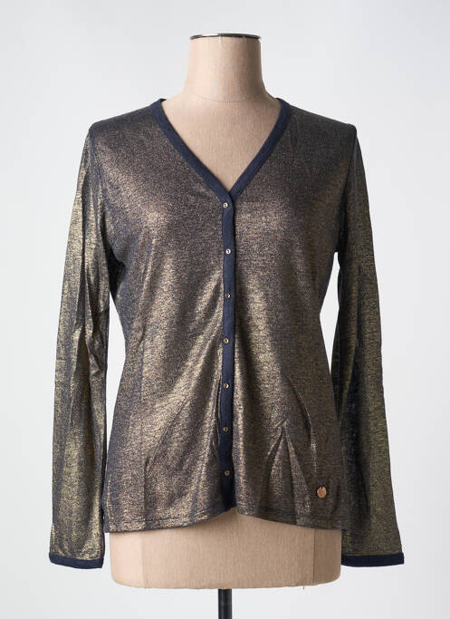 Vestă cu mâneci lungi albastru LE BOUDOIR D'EDOUARD femeie