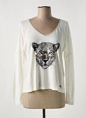 Tricou bej LE BOUDOIR D'EDOUARD femeie