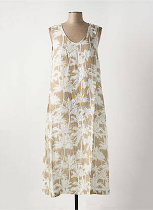 Rochie lungă bej LE BOUDOIR D'EDOUARD femeie