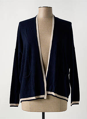 Vestă cu mâneci lungi albastru LE BOUDOIR D'EDOUARD femeie