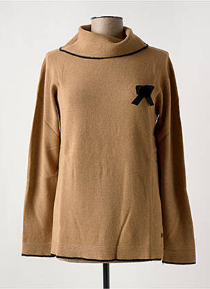 Pulover cu guler înalt maro LE BOUDOIR D'EDOUARD femeie