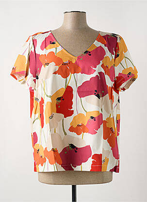 Bluză mâneci scurte mâneci scurte roșu LE BOUDOIR D'EDOUARD femme