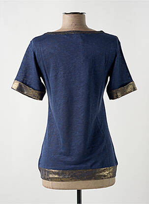 Tricou elasticitate mâneci scurte albastru LE BOUDOIR D'EDOUARD femeie