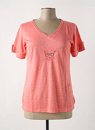 Tricou roz LE BOUDOIR D'EDOUARD femeie