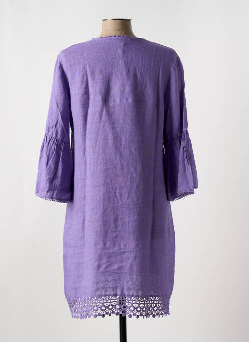 Rochie midi violet LE BOUDOIR D'EDOUARD femeie