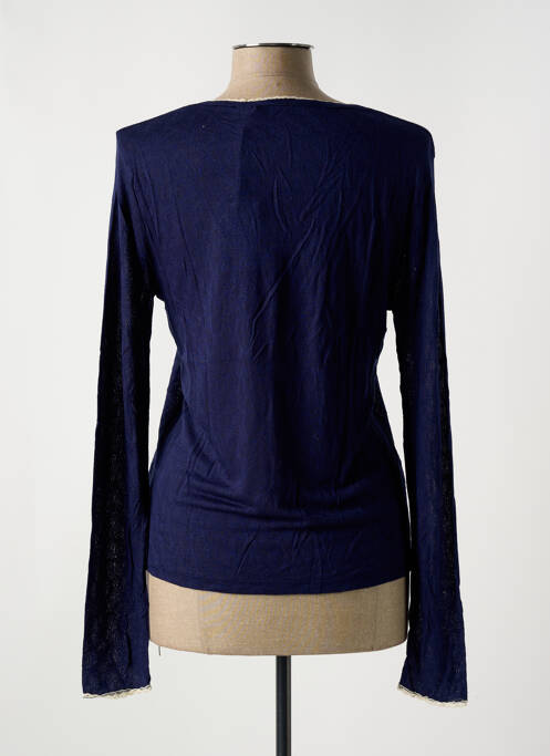Vestă cu mâneci lungi albastru LE BOUDOIR D'EDOUARD femeie