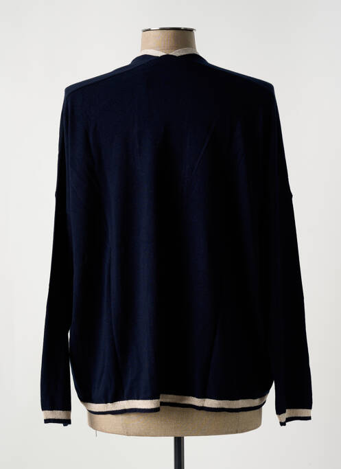 Vestă cu mâneci lungi albastru LE BOUDOIR D'EDOUARD femeie