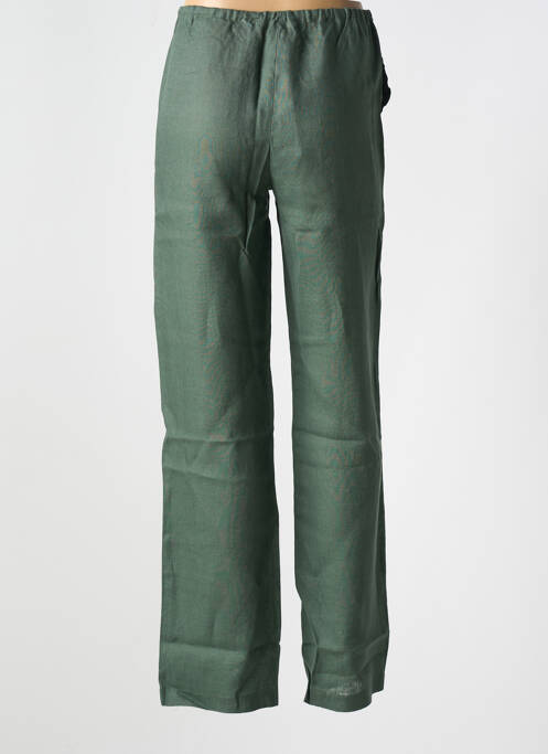 Pantalon drept verde LE BOUDOIR D'EDOUARD femeie