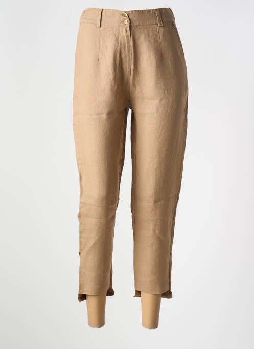 Pantalon 7/8 bej LE BOUDOIR D'EDOUARD femeie