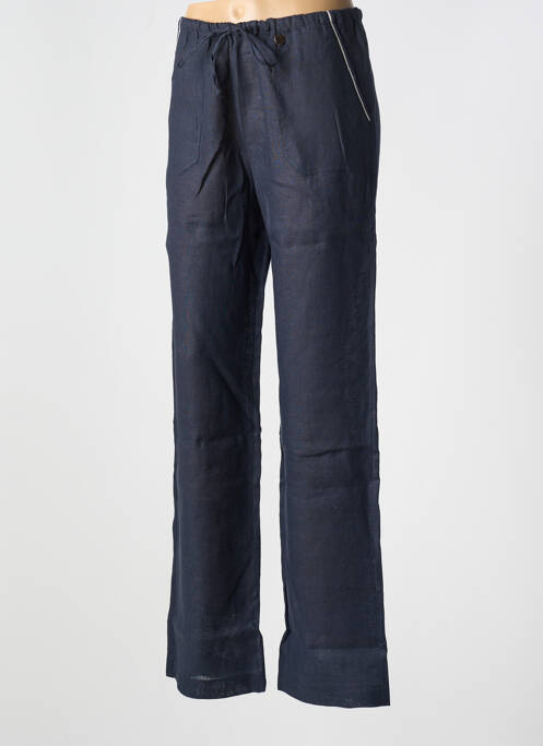 Pantalon drept albastru LE BOUDOIR D'EDOUARD femeie