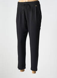 Pantalon 7/8 talie elastică mărime normală negru LE BOUDOIR D'EDOUARD femeie